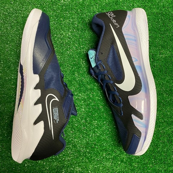 Nike Court Air Zoom Vapor Pro HC Mens Tennis Shoes Blue CZ0220-401 VNDS Sz 12.5 - Picture 3 of 7